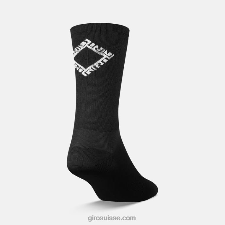 données noires mosh 00N84N168 unisexe chaussette taille haute comp racer Giro