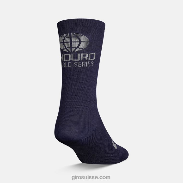 ews bleu nuit 00N84N907 unisexe chaussettes saisonnières en laine mérinos Giro