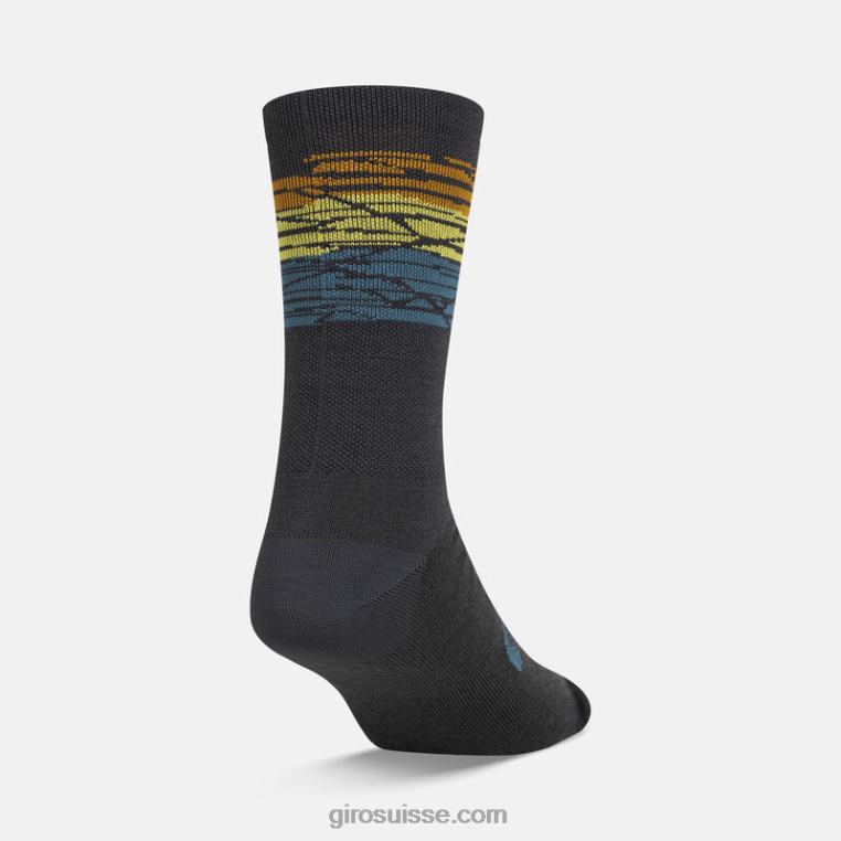 horizon d'ombre sombre 00N84N904 unisexe chaussettes saisonnières en laine mérinos Giro