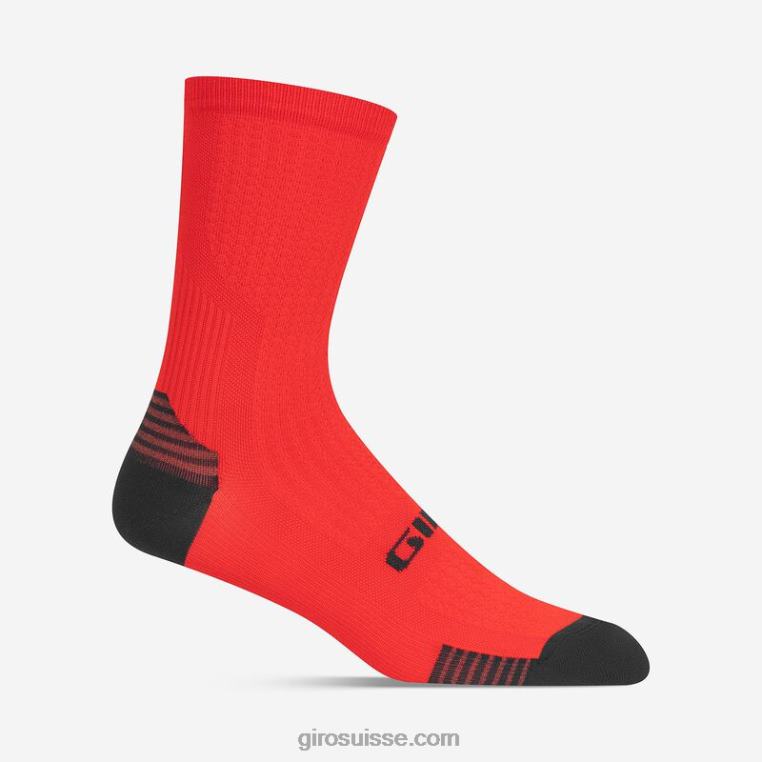 rouge vif 00N84N856 unisexe chaussette hrc+ grip Giro