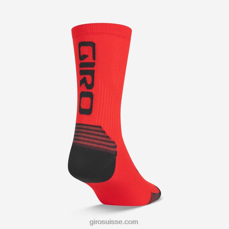 rouge vif 00N84N856 unisexe chaussette hrc+ grip Giro