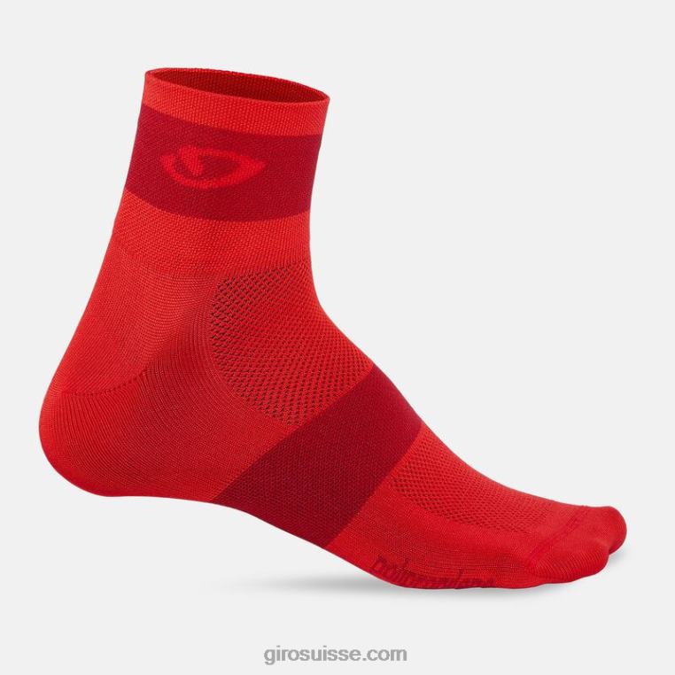 rouge vif 00N84N883 unisexe chaussette comp racer Giro