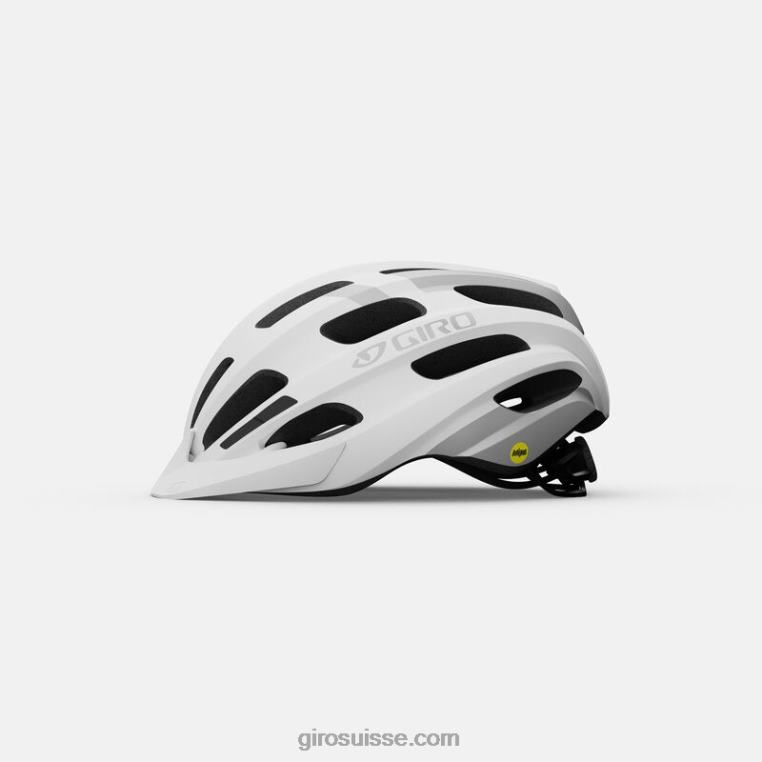 blanc mat 00N84N612 unisexe enregistrer le casque mips Giro