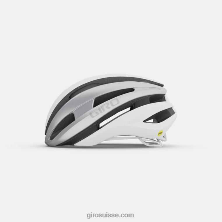 blanc mat/argent 00N84N485 unisexe casque synthé mips ii Giro