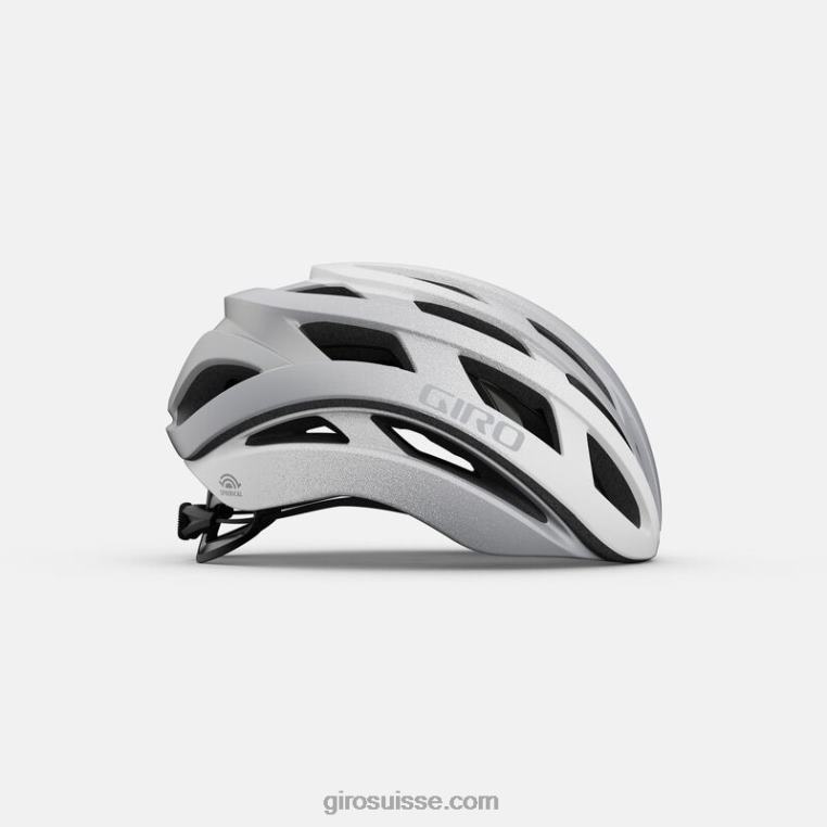 blanc mat/fondu argenté 00N84N279 unisexe casque sphérique helios Giro