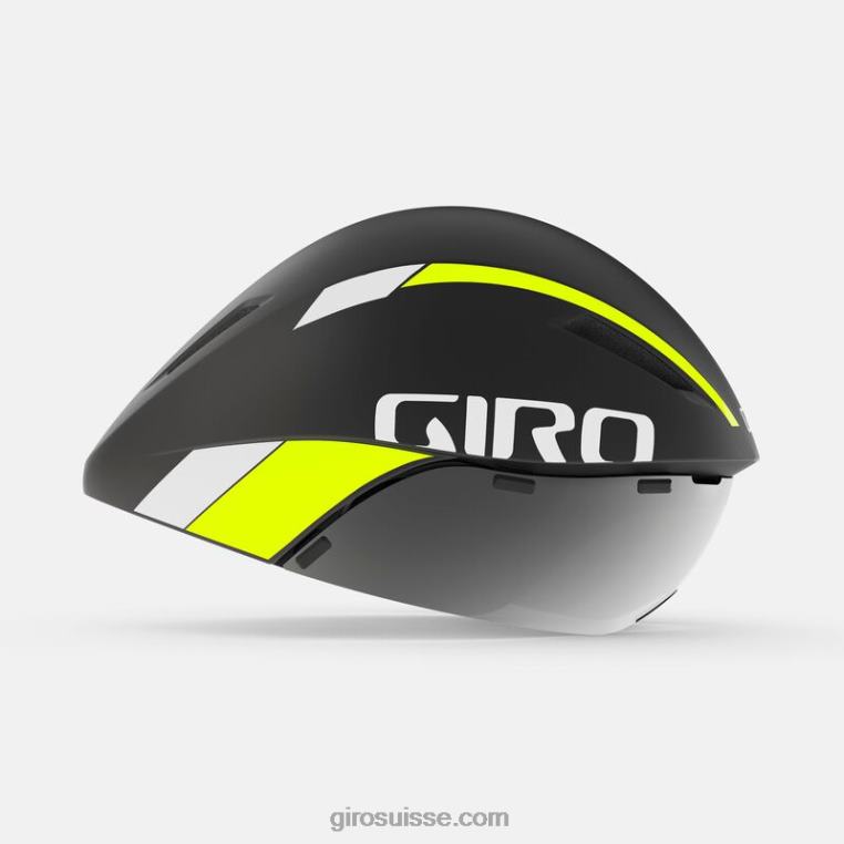 fondu noir mat/jaune surligné 00N84N33 unisexe casque aerohead mips Giro