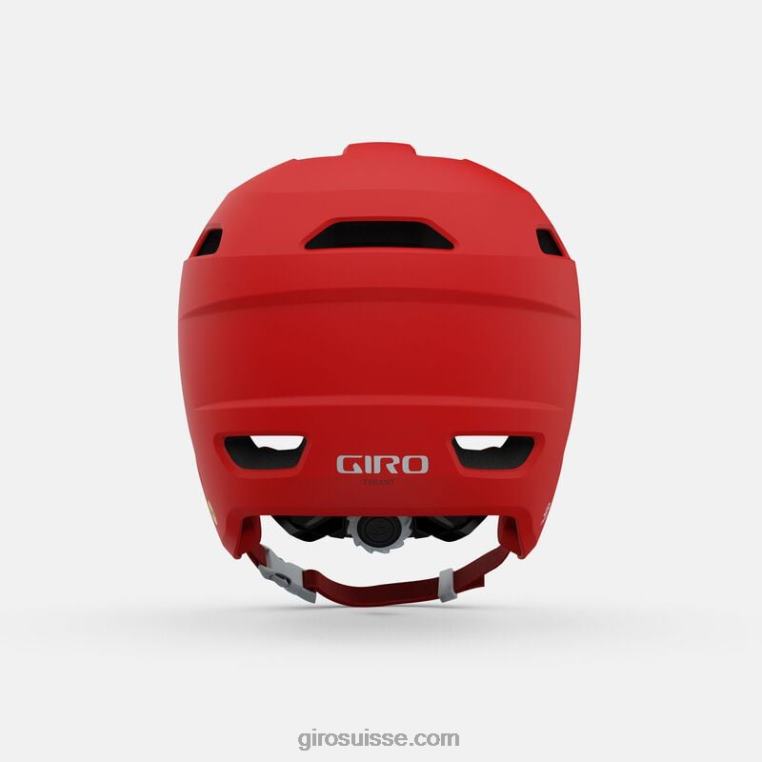 garniture mate rouge 00N84N286 unisexe casque sphérique tyran Giro