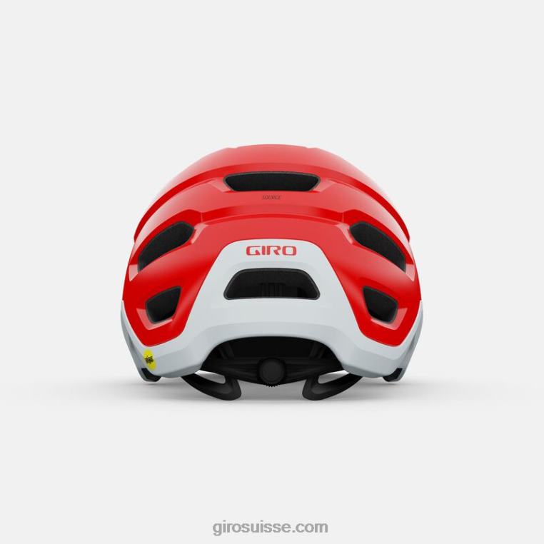 garniture mate rouge 00N84N552 unisexe casque source mips Giro