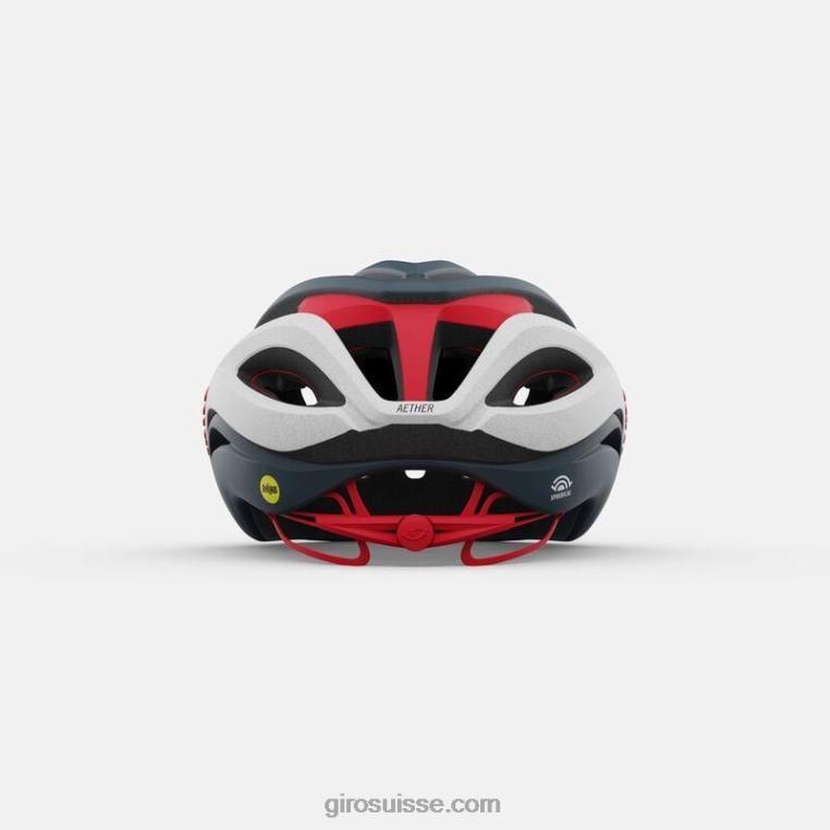 gris portaro mat/blanc/rouge 00N84N270 unisexe casque sphérique d'éther Giro