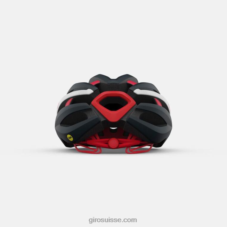 gris portaro mat/blanc/rouge 00N84N483 unisexe casque synthé mips ii Giro