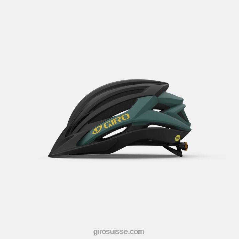 noir chaud mat 00N84N582 unisexe casque artex mips Giro