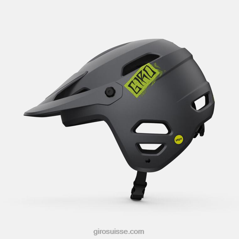 noir métallisé mat/ano lime 00N84N283 unisexe casque sphérique tyran Giro