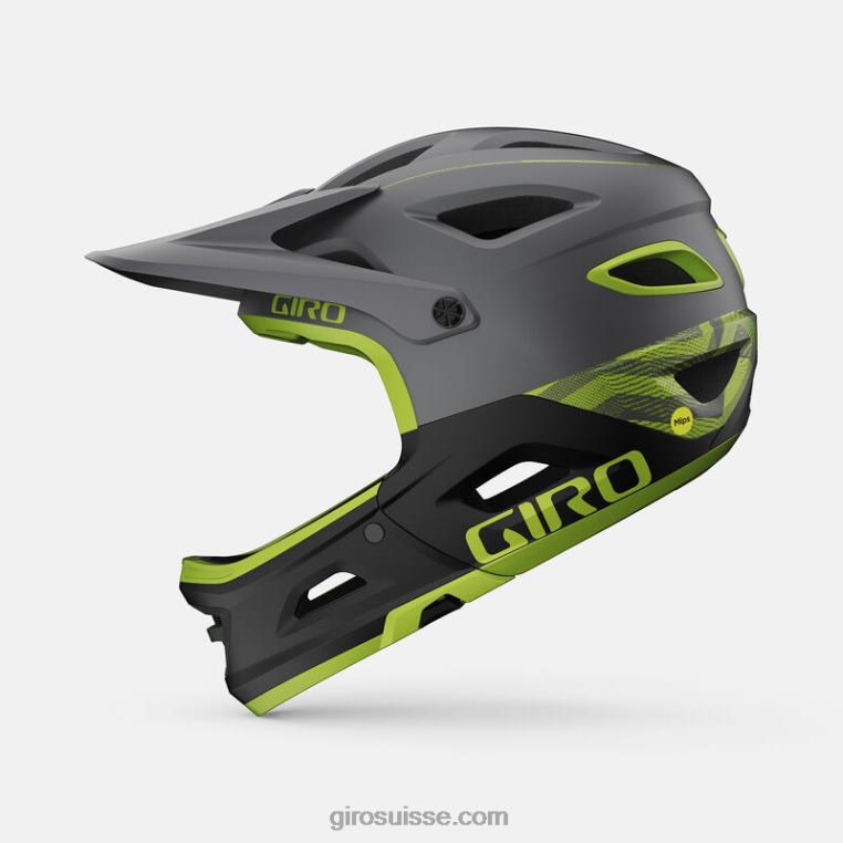 noir métallisé mat/ano lime 00N84N556 unisexe casque mips switchblade Giro
