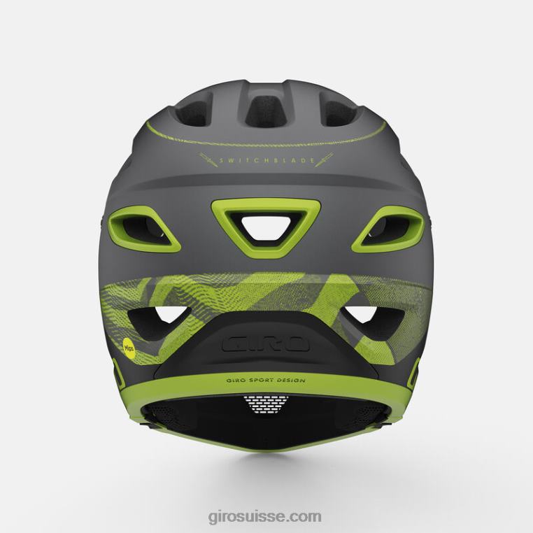 noir métallisé mat/ano lime 00N84N556 unisexe casque mips switchblade Giro