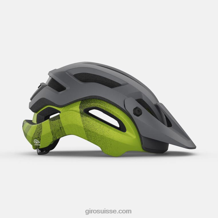 noir métallisé mat/ano lime 00N84N587 unisexe casque sphérique manifeste Giro