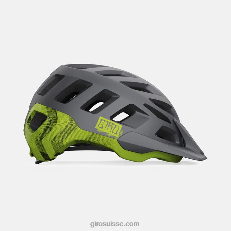 noir métallisé mat/ano lime 00N84N627 unisexe casque radix mips Giro
