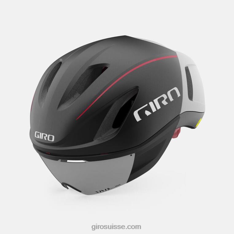 noir mat/blanc/rouge vif 00N84N632 unisexe casque mips vanquish Giro