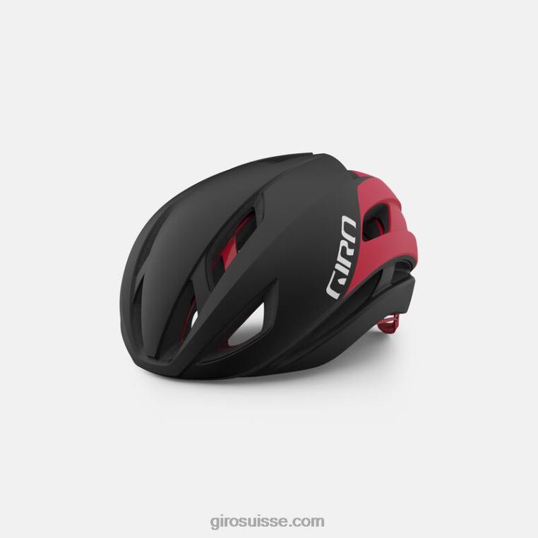 noir mat/blanc/rouge vif 00N84N77 unisexe casque sphérique eclipse Giro
