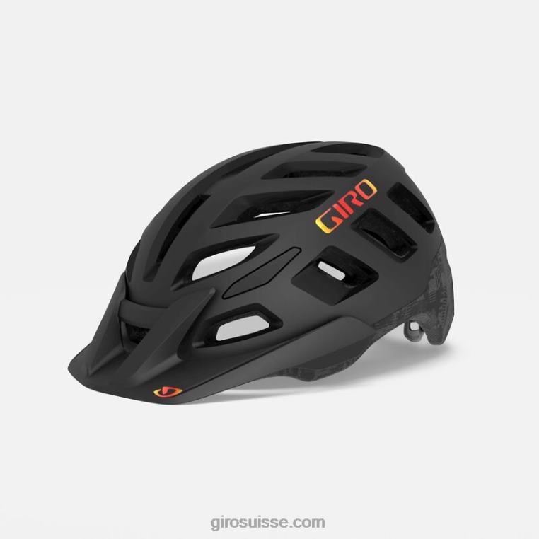 noir mat hypnotique 00N84N624 unisexe casque radix mips Giro