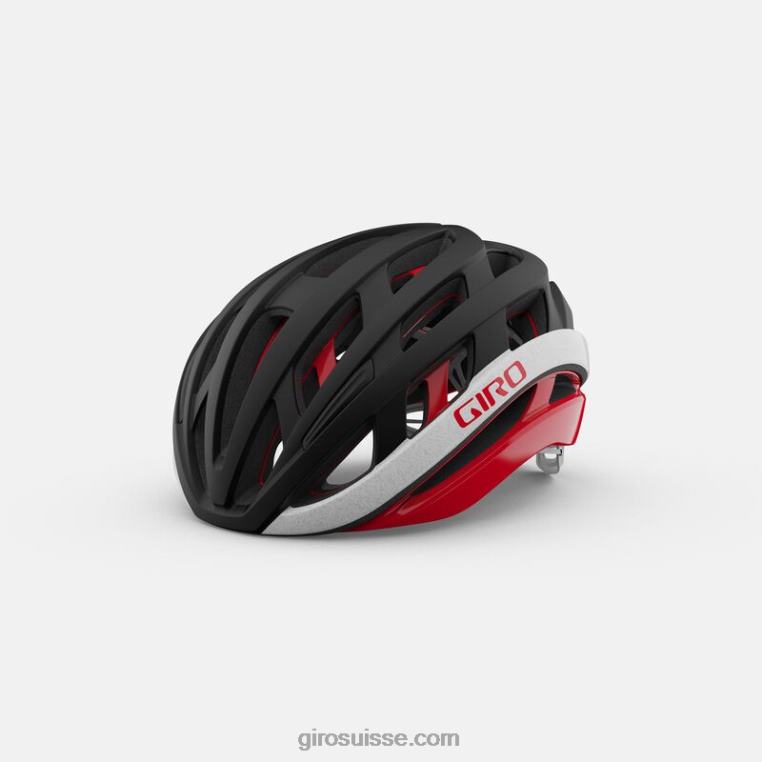 noir mat/rouge 00N84N278 unisexe casque sphérique helios Giro