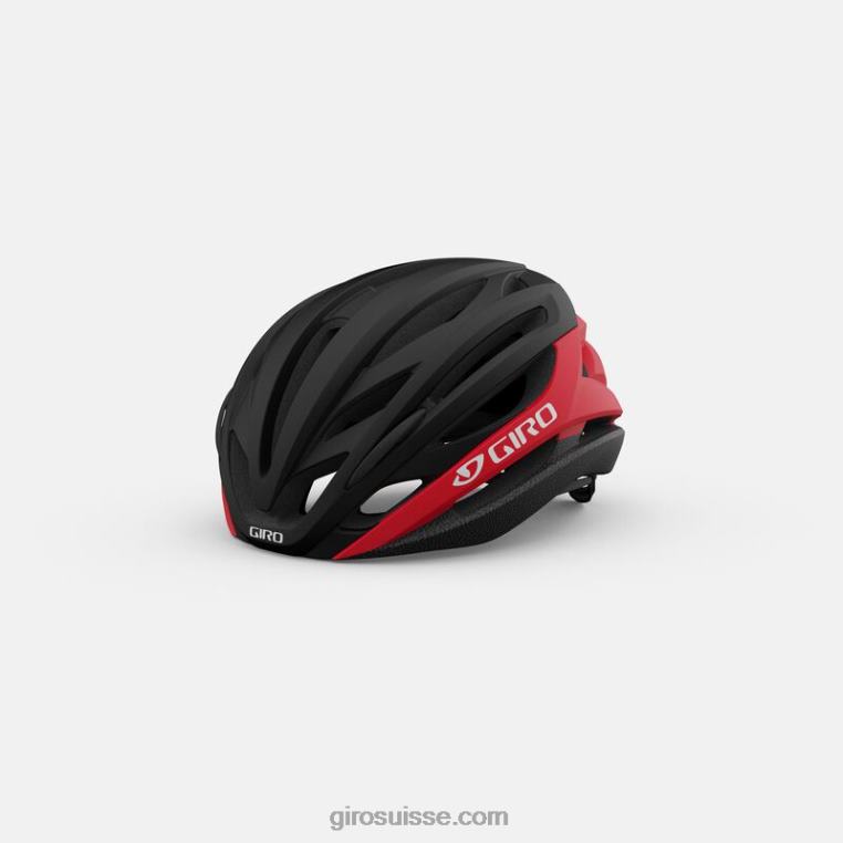 noir mat/rouge vif 00N84N616 unisexe syntaxe casque mips Giro