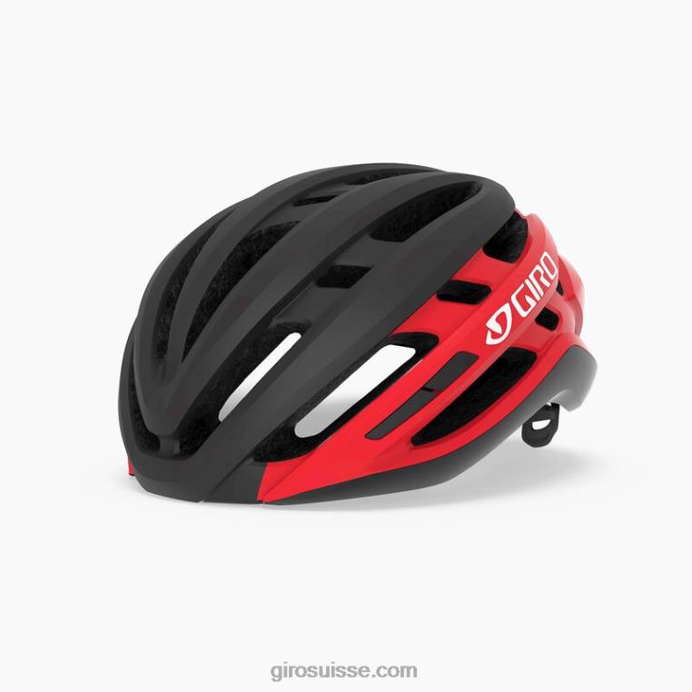 noir mat/rouge vif 00N84N636 unisexe casque agilis mips Giro