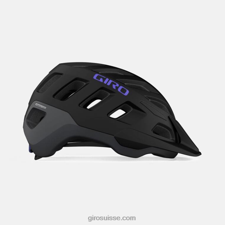 noir mat/violet électrique 00N84N1227 femmes casque radix mips Giro