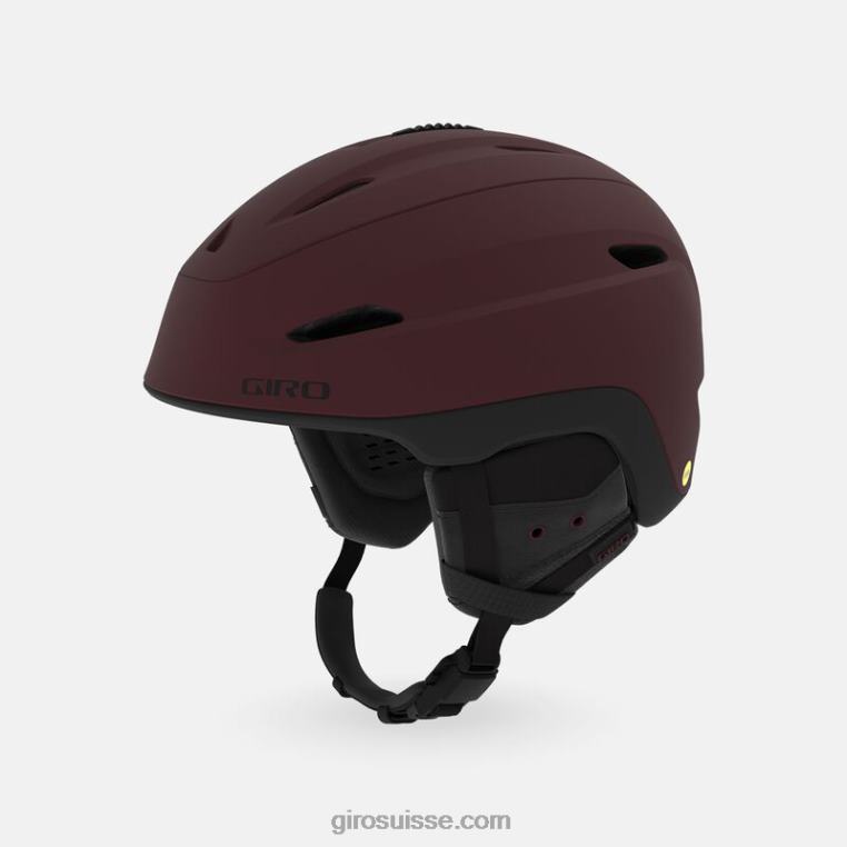 rouge boeuf mat 00N84N1054 unisexe casque zone mips Giro