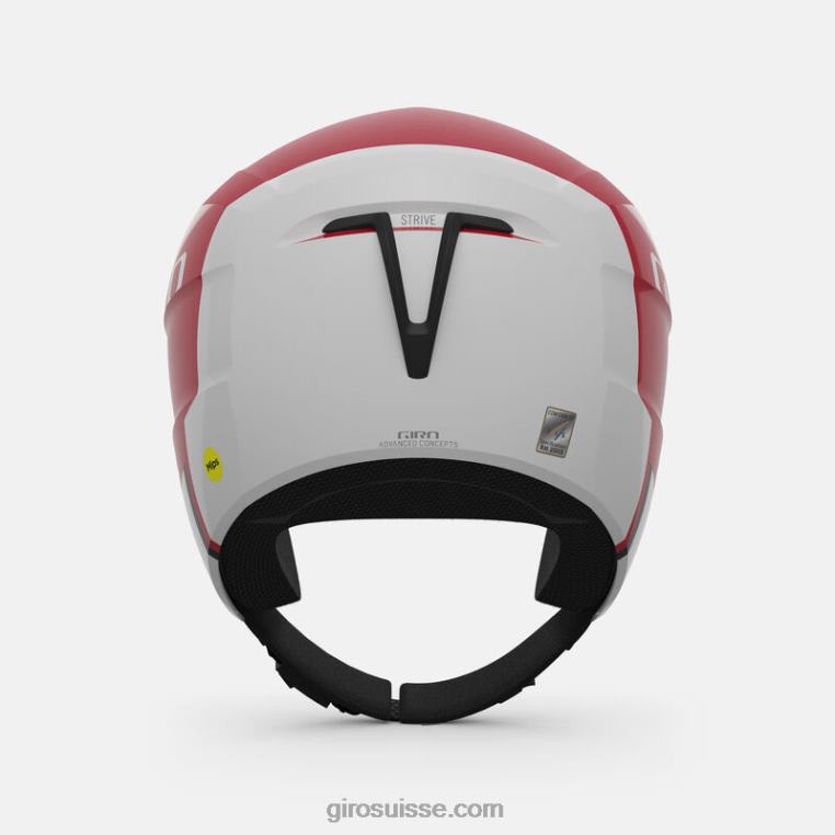 rouge mat 00N84N951 unisexe casque s'efforcer mips Giro