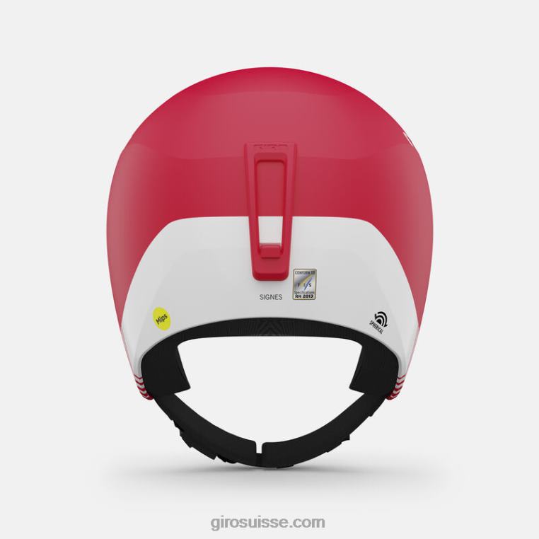rouge mat 00N84N961 unisexe signes casque sphérique Giro