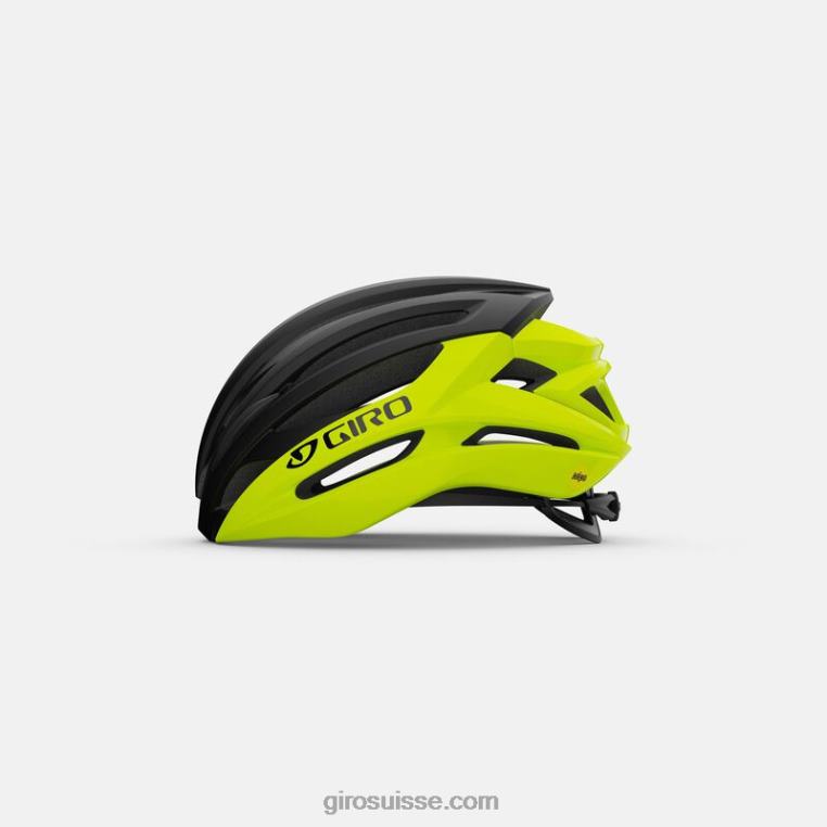 surbrillance jaune/noir 00N84N111 unisexe syntaxe casque mips Giro