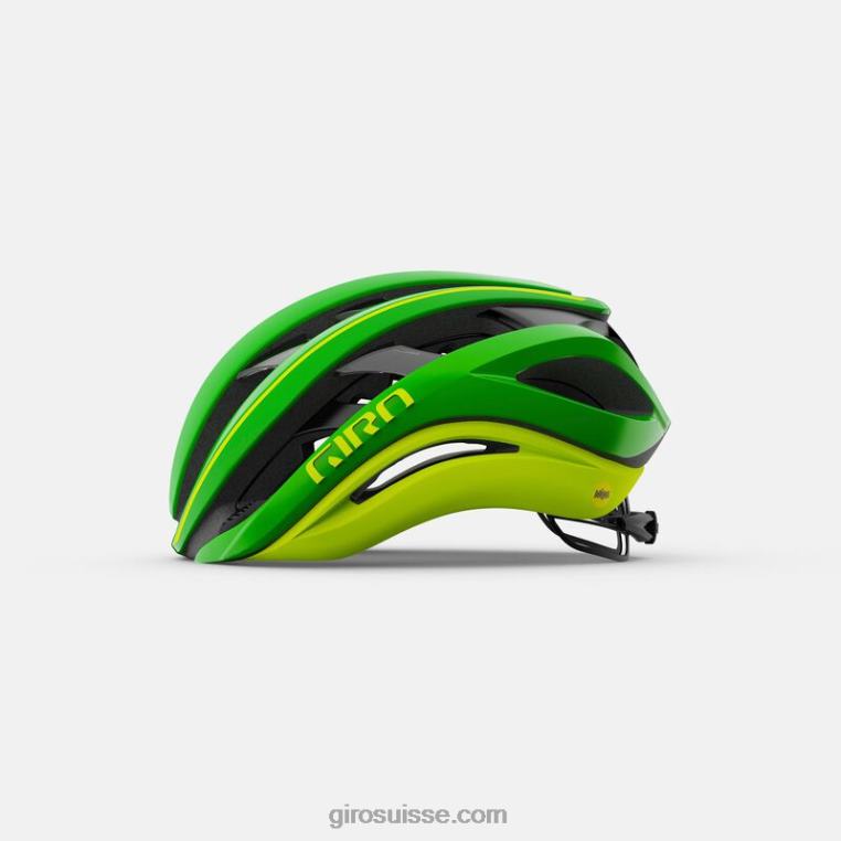 vert ano mat/jaune surligné 00N84N265 unisexe casque sphérique d'éther Giro