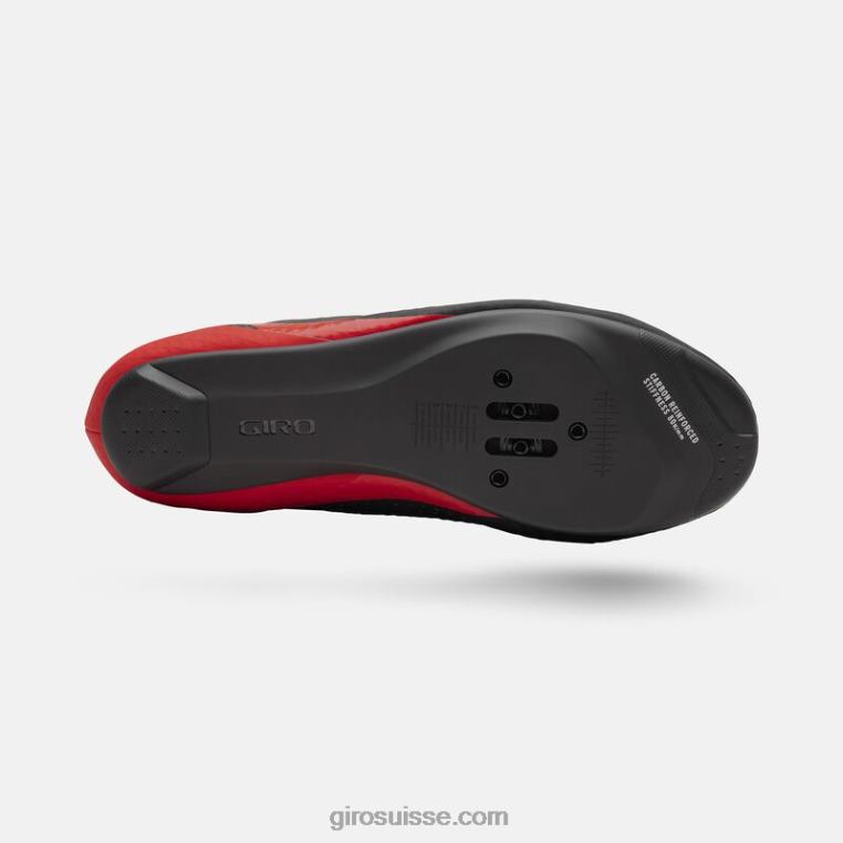 noir/rouge vif 00N84N73 unisexe chaussure de cadet Giro