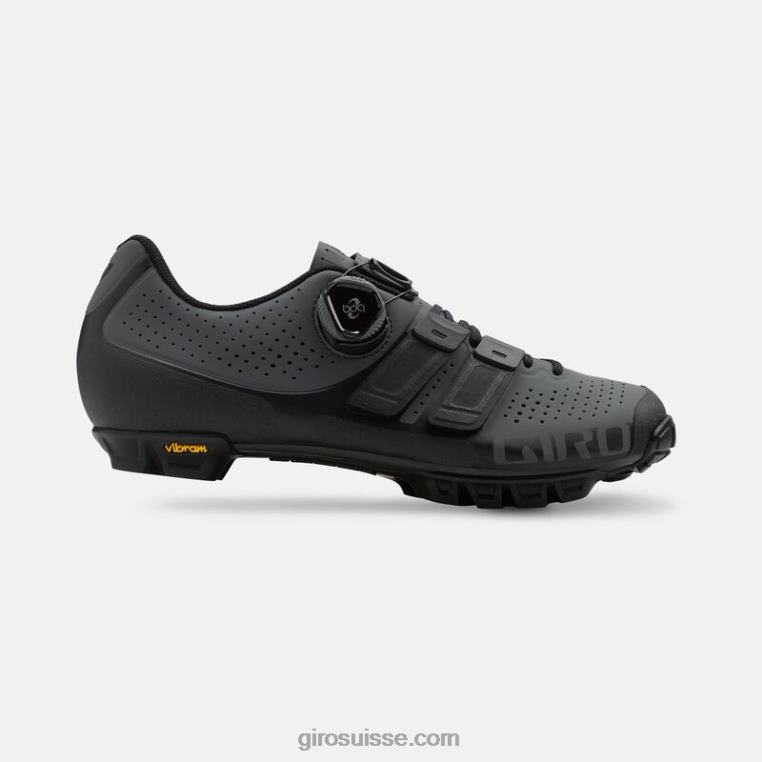 ombre foncée/noir 00N84N1067 unisexe chaussure code techlace Giro
