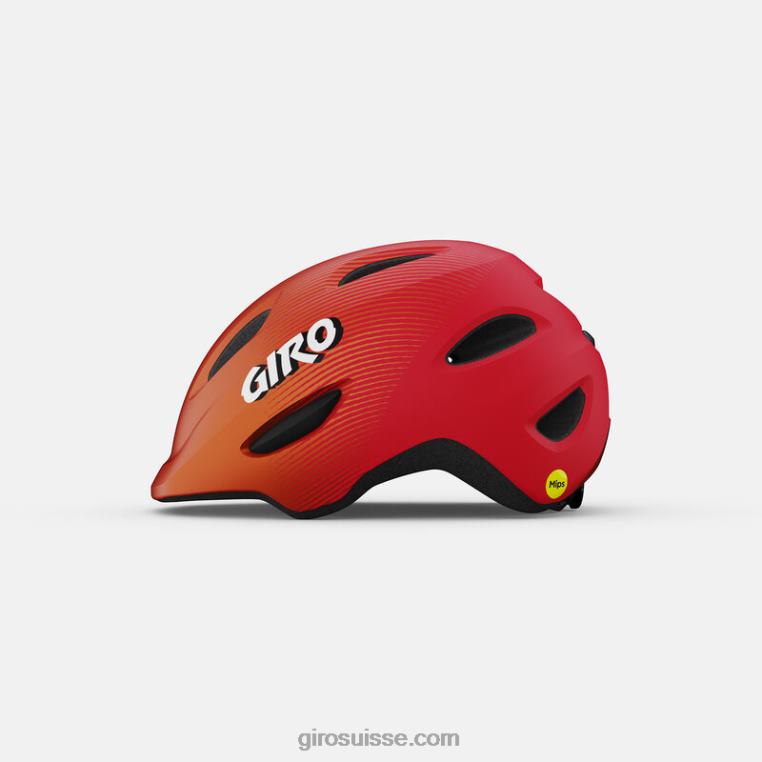 ano orange mat 00N84N1492 enfants casque scamp mips Giro