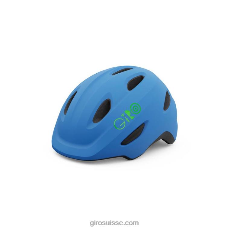 bleu mat/citron vert 00N84N1496 enfants casque scamp mips Giro