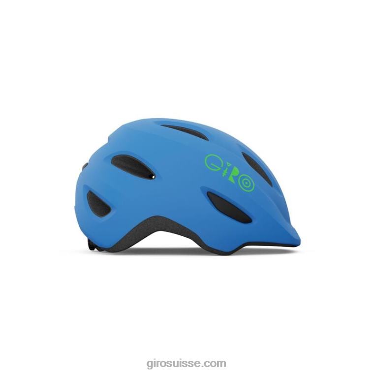 bleu mat/citron vert 00N84N1496 enfants casque scamp mips Giro