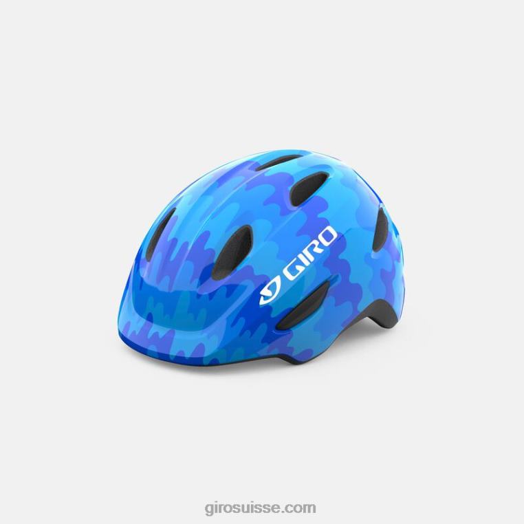 éclaboussure bleue 00N84N1005 enfants casque scamp mips Giro