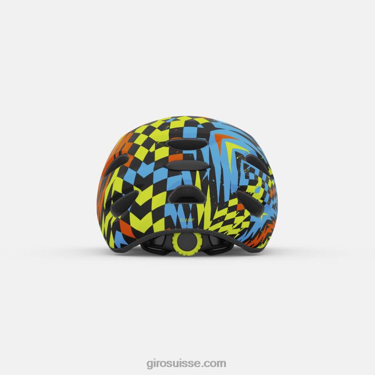 fondu à carreaux noir mat 00N84N1484 enfants casque de voyou Giro