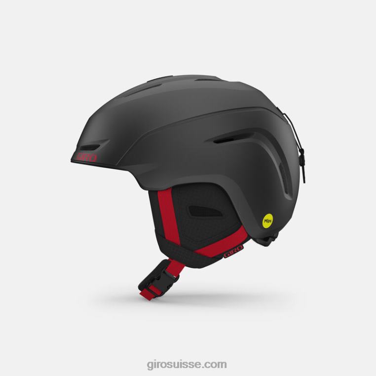 graphite mat/rouge vif 00N84N1457 enfants néo jr. casque mips Giro