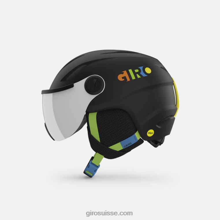 noir mat/blocs de fête 00N84N1024 enfants casque buzz mips Giro