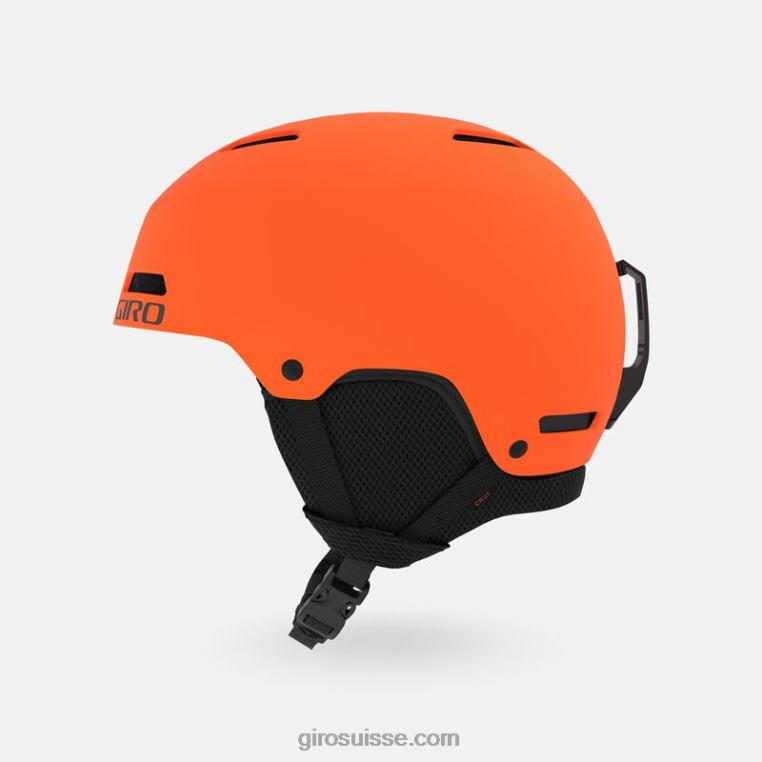 orange vif mat 00N84N1522 enfants casque cru Giro