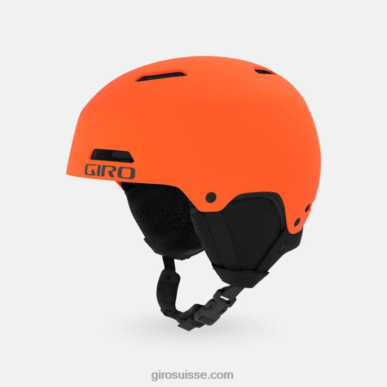 orange vif mat 00N84N1522 enfants casque cru Giro