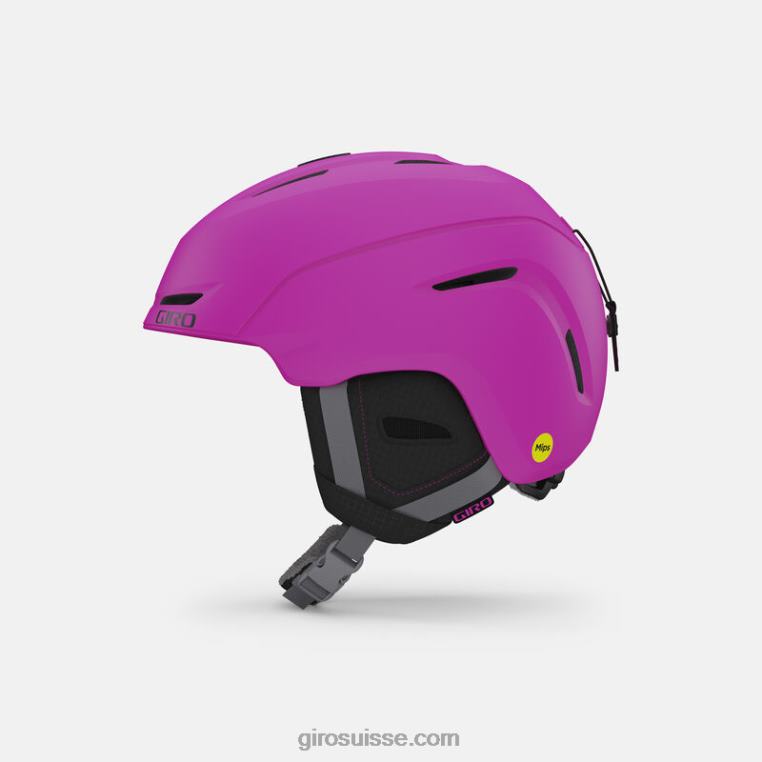 rose vif mat 00N84N1455 enfants néo jr. casque mips Giro