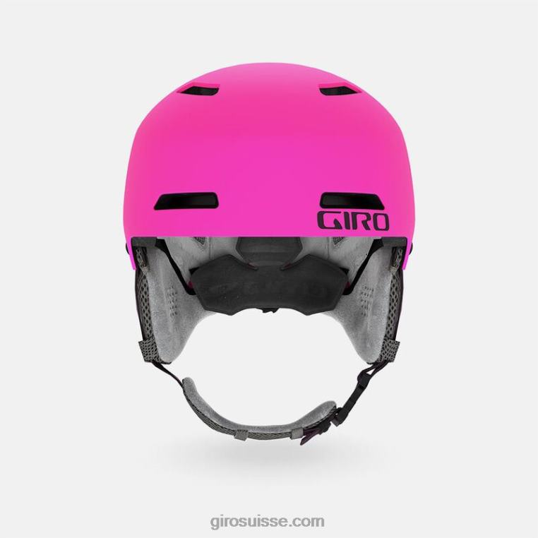 rose vif mat 00N84N1523 enfants casque cru Giro