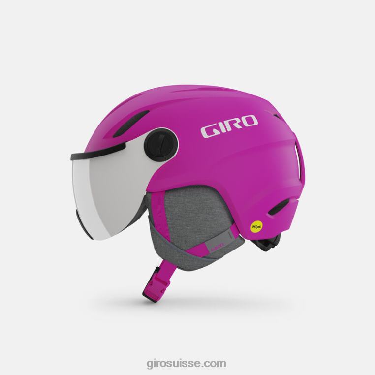 rose vif mat 00N84N1528 enfants casque buzz mips Giro