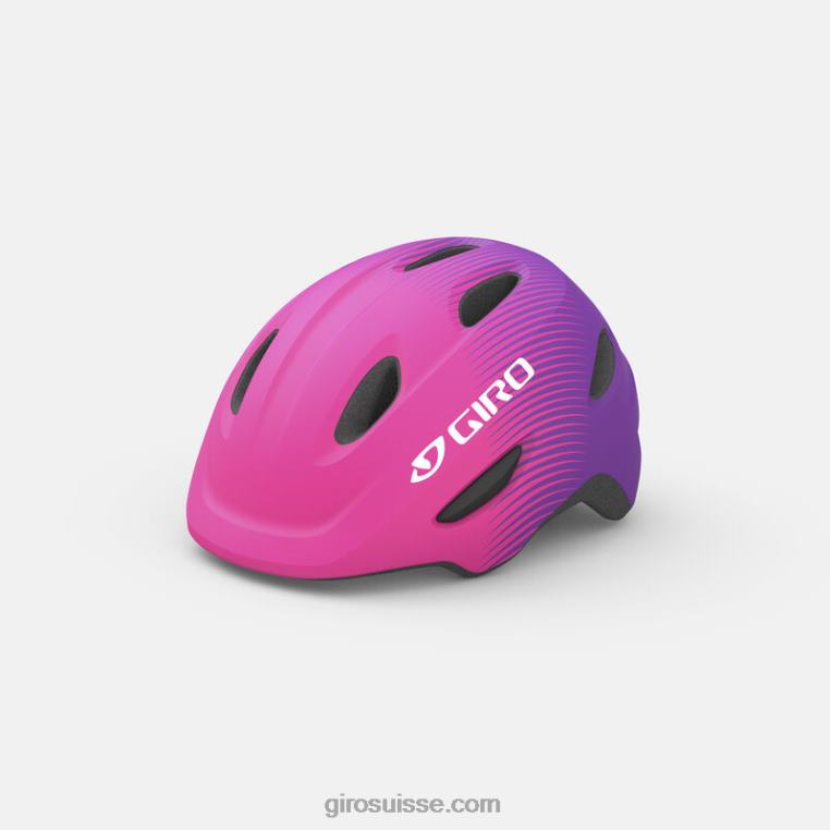 rose vif mat/violet fondu 00N84N1487 enfants casque de voyou Giro