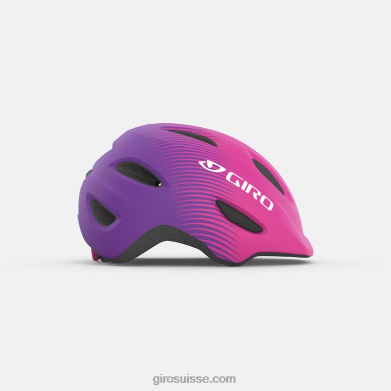 rose vif mat/violet fondu 00N84N1487 enfants casque de voyou Giro