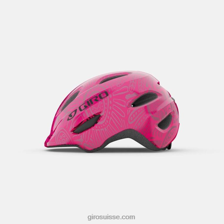rose vif/perle 00N84N1001 enfants casque de voyou Giro