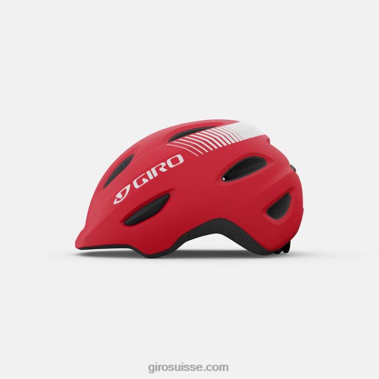 rouge vif 00N84N1481 enfants casque de voyou Giro